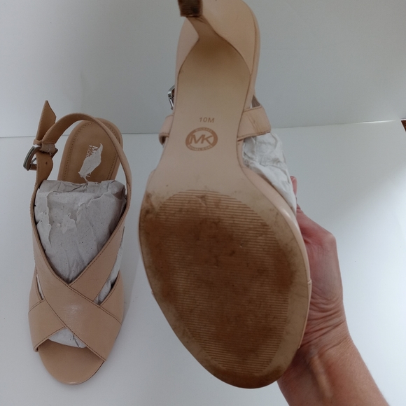 Michael Kors Becky High Heel Sandals Size 10M - Picture 5 of 8